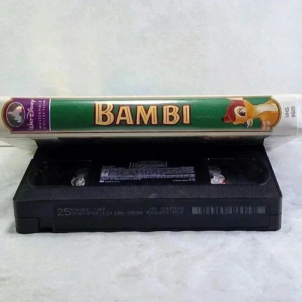 Disney's Bambi VHS 1997 Collecters Stamp 55th Anniversary Masterpiece Edition